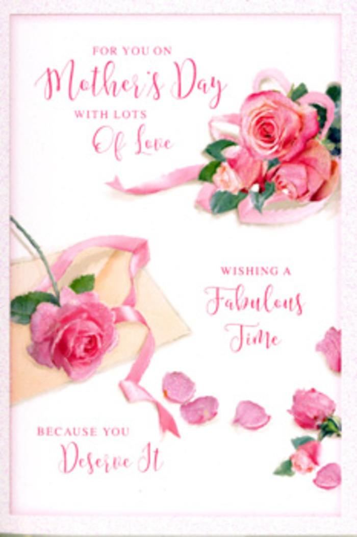 Atmospheric Mother's Day card illustration focusing on a serene arrangement of pink roses and drifting petals, seen through the eyes of a seasoned Ilford florist. In the centre, a small gathering of roses lies gracefully on a clean white background, each flower unfolding in soft spirals of blush and rose-pink. The petals are rendered with delicate gradients and fine edges, giving the blooms a lifelike sense of fullness and a suggestion of velvety softness. Around this central cluster, individual petals scatter outward in a loose halo, arranged to look naturally fallen as if a light spring breeze from Ilford Hill had just passed through. The petals vary in size and orientation; some nestle close together, others rest alone, their gentle curves catching the light and casting subtle shadows that create quiet movement across the surface. Woven between the flowers and petals is an elegant, hand-lettered Mother's Day message, written in a flowing script that curls and loops like a ribbon. The letters are warm and expressive, echoing the rounded shapes of the petals and reinforcing the card's sentiment of appreciation, tenderness, and well-deserved rest. The overall lighting is soft and calm, as though filtered through sheer curtains in an Ilford living room on a peaceful afternoon, giving the pink hues a comfortable warmth. The mood is tranquil yet deeply affectionate, like setting a fresh bouquet on the table after a stroll along Ilford Lane. It is easy to imagine this card resting beside a vase of fresh roses delivered across IG1 by a local florist who understands how to express love through flowers.